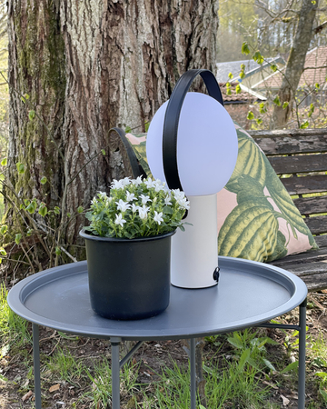 Lampa ogrodowa By Rydens Bari 4002640-5504 USB piaskowy beżowy