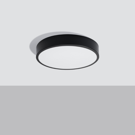 Sollux Lighting Plafon ONYX 40 czarny LED 3000K SL.1244