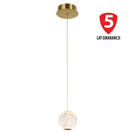 Lampa wisząca Italux PND-12220121-1A-GD Rosario LED