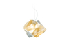 Lampa wisząca Slamp GEMMY - PRISMA/GOLD M GEMSM00PRG01T00000EU złoty