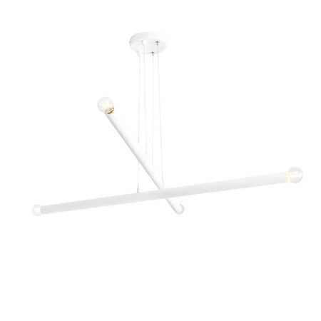 Lampa wisząca TUBO 4 WHITE Aldex 1072L biały