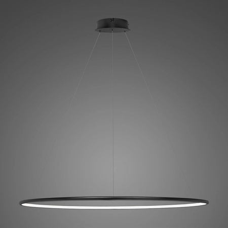 Lampa wisząca Ledowe Okręgi No.1 120cm 2700k czarna Dali