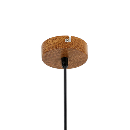 Lampa wisząca Italux Naster PND-23051-1-WO Drewniany, czarny