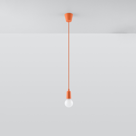 Sollux Lighting Lampa wisząca DIEGO 1 pomarańczowy SL.0584