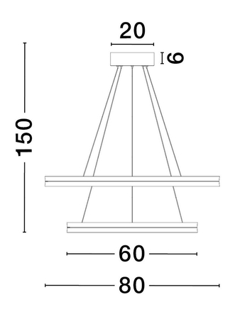 Lampa wisząca Luces Exclusivas BANE - czarny i złoty LE43226