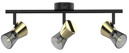 Lampa sufitowa CENTO Zuma Line TK220532-3BG czarny/złoty