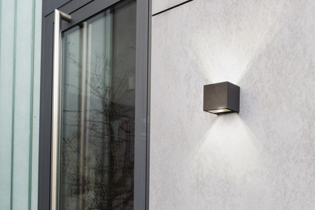 Kinkiet zewnętrzny Lutec GEMINI 5189114118 czarny