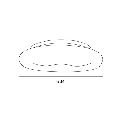 MAXLIGHT C0233 PLAFON DUO 34CM