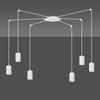 Lampa wisząca TRAKER 6 WH/WHITE Emibig 525/6 biały
