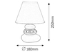 Lampa stołowa Rabalux Salem 4950 czarny