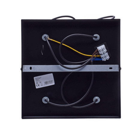 Milagro Lampa sufitowa WILSON BLACK 4xGU10 MLP4853 Czerń / Mosiądz