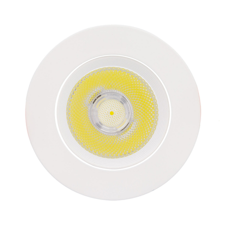 Oczko LED COB Nastawne Okrągłe 7W Białe Biała naturalna