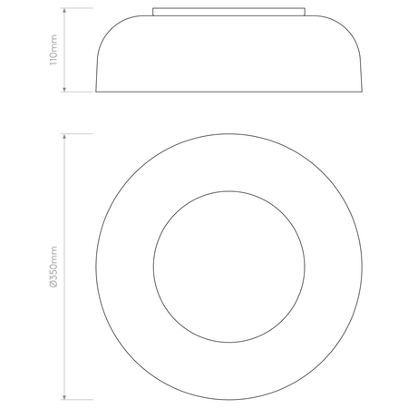 Lampa sufitowa Astro Syros 1328001 Mleczne Szkło