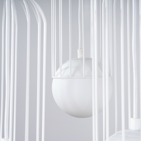 Sollux Lighting Lampa wisząca BRINA 3P biała SL.1335