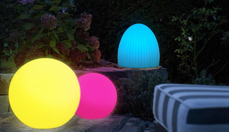 Kula LED Lampa zewnętrzna ogrodowa 2700K RGB Ø50 32418L biały