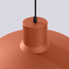Sollux Lighting Lampa wisząca BILO ochra czerwona SL.1706