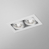 Lampa wpuszczana AQForm Squares 50 x 2 LED Recessed Biały Struktura