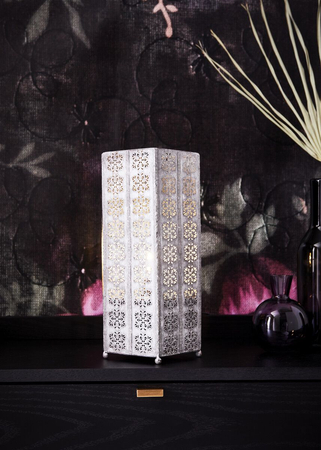 Lampa stołowa Markslöjd AGRA 108222 szary