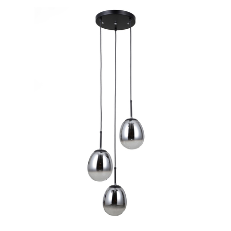 Lampa wisząca Italux PND-40825-3-BK Czarny mat