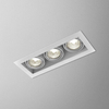 Lampa wpuszczana AQForm Squares 50 x 3  Recessed Biały Struktura