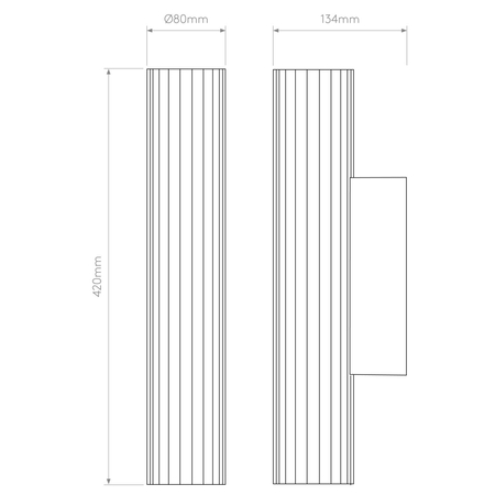 Kinkiet Astro io 420 1409055 Polerowany Chrom