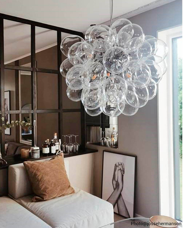 Lampa wisząca By Rydens Gross 4200440-7002 50cm przezroczysty