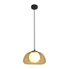 Lampa wisząca Italux Ainale PND-54637-1-BK-YLL Czarny