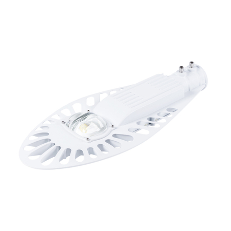 Oprawa uliczna LED Greenie Bridgelux 50W MeanWell driver IP65 aluminiowa biała obudowa CW