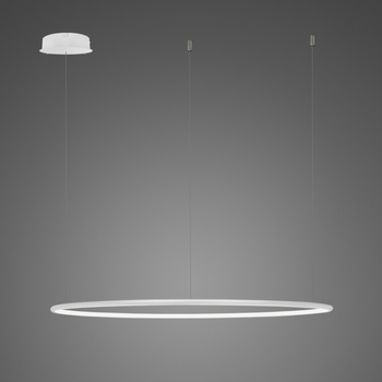 Lampa wisząca Ledowe Okręgi No.1 100cm 4k biała ściemnialna pająk