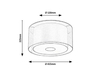 Lampa sufitowa Rabalux Aneta 5097 czarny