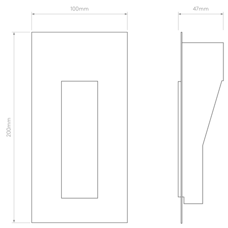 Oczko Astro Borgo Trimless 35 LED 2700K 1212027 Matowy Biały