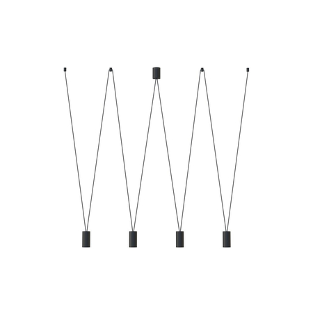 Lampa wisząca MORE EYE Nowodvorski 7822 czarny