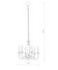 Lampa wisząca Nowodvorski 8154 HAMPTON VI