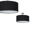Milagro Lampa podsufitowa CASINO BLACK/CHROME 1xE27 ML6379 Czerń / Chrom