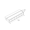 MAXLIGHT M0003Z LAMPA MAGNETYCZNA LINIOWA SYSTEM ZIGBEE 6W 340LM 2700/5000K