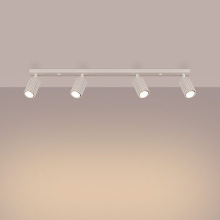 Sollux Lighting Plafon KARBON 4L beżowy SL.1603