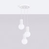 Sollux Lighting Lampa wisząca HALO 3P biała SL.1710