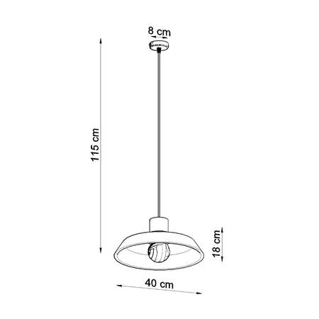 Sollux Lighting Lampa wisząca AFRA SL.0282