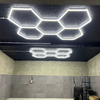 Lampa LED Hexagon Blaupunkt 43W geometryczny panel sufitowy led 4000K CRI90 w kształcie plastra miodu