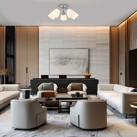 Milagro Lampa sufitowa PIREUS 5xE27 ML1276 CHROM