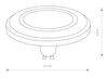 Żarówka ES111 LED DIFFUSER 3000K 9342 Nowodvorski Lighting