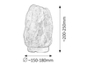 Lampa wewnętrzna Rabalux Rock 4130 pomarańczowy