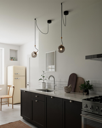 Lampa wisząca By Rydens Carry 4202130-4500 szary