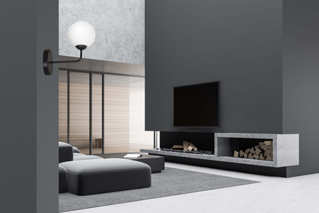 Kinkiet PREGOS K1 BLACK Emibig 670/K1 biały/czarny