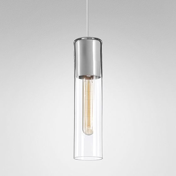 Lampa wisząca AQForm 50473-0000-U8-PH-13 MODERN GLASS Tube Biały struktura