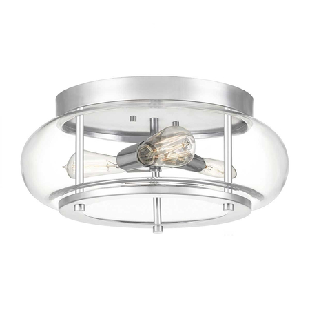 Plafon Elstead Lighting Trilogy chrom QZ-TRILOGY-F-M-BATH