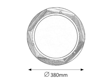 Lampa sufitowa Rabalux Ufo 5421 naturalny