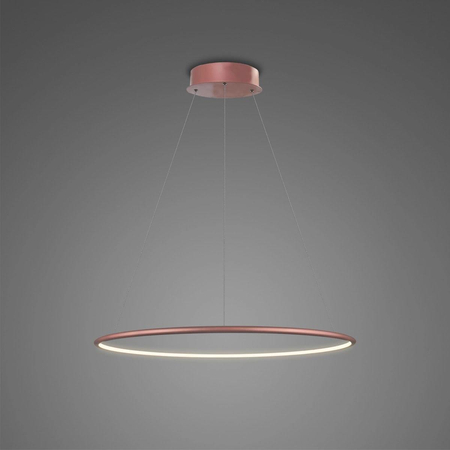 Lampa wisząca Ledowe Okręgi No.1 40cm 3k różowo złota Dali