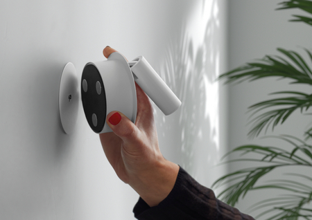 Lampa ścienna FOCUS czarny 3W 3000K akumulatorowa, ładowana USB C, mocowanie magnetyczne