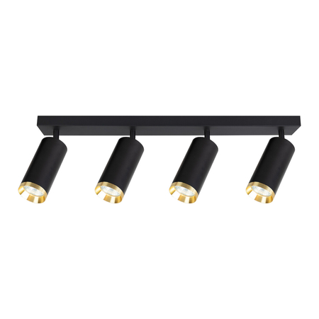 Milagro Oprawa Mica Spot Czarny + Złoty 4xGU10 ML2100 CZARNY